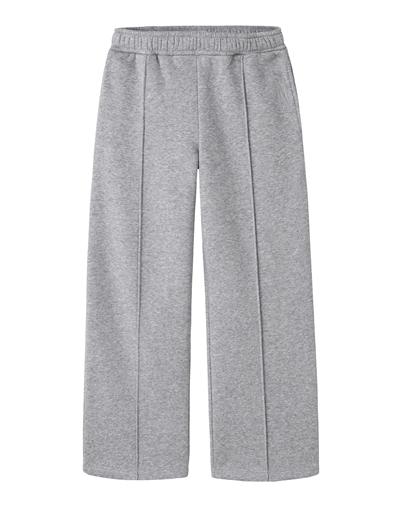 Name It - NKFNillina Wide Bru Sweatpants Hose - Light Grey Melange